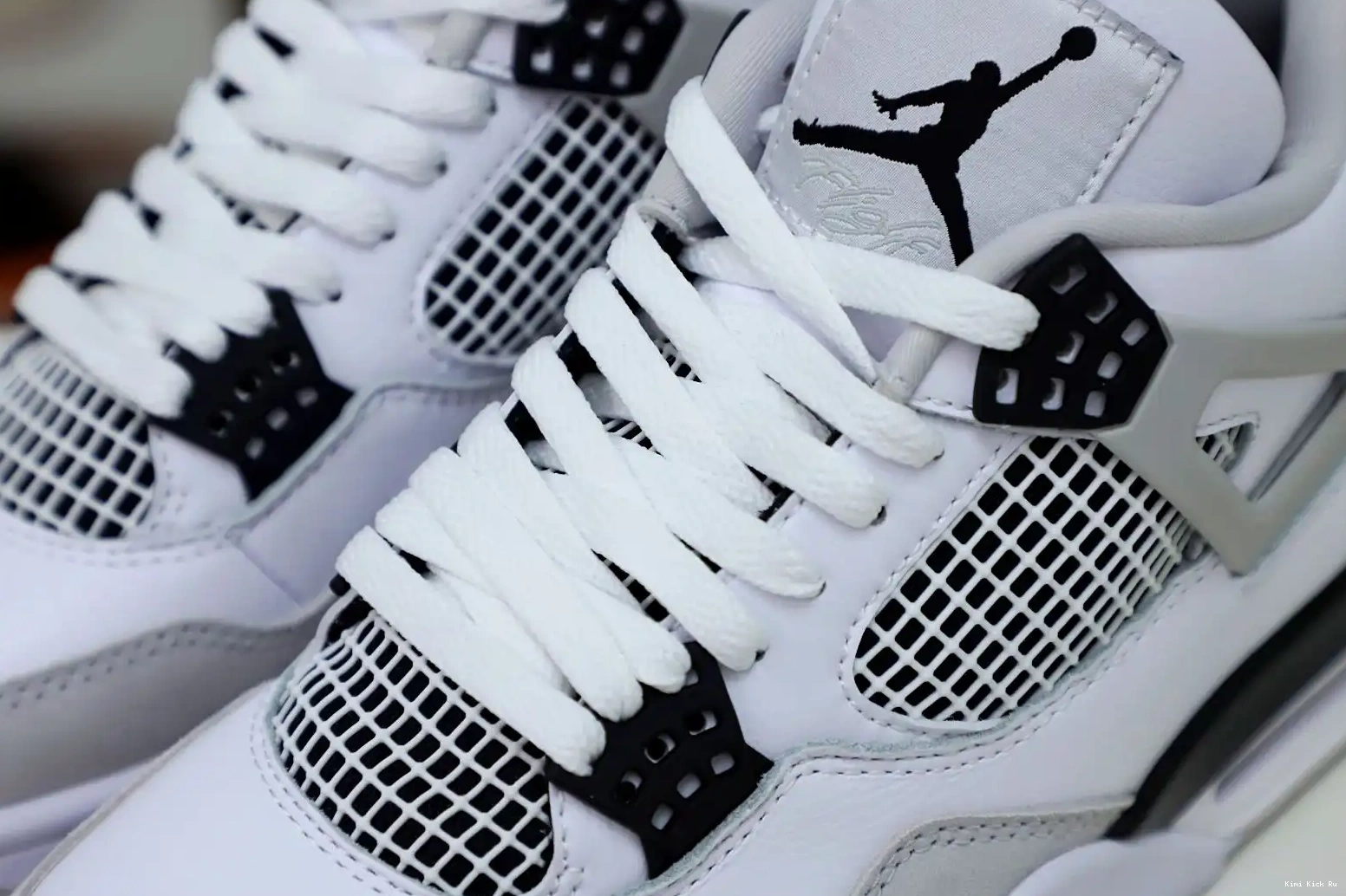 AIR BLACK MILITARY Kimikick JORDAN 4 0816